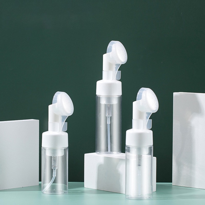 [Hàng mới về] Chai silicon tạo bọt cho sữa rửa mặt tiện dụng