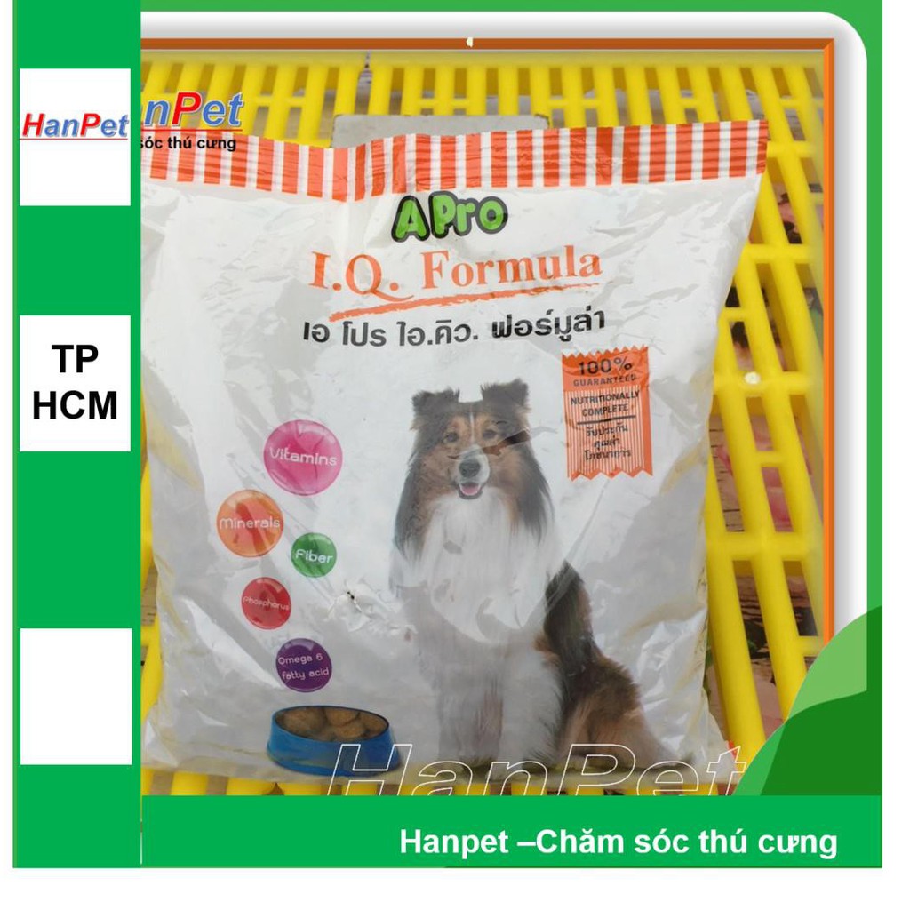 Thức ăn dạng viên cho chó APRO - xuất xứ Thái Lan - dùng cho chó mọi lứa tuổi - gói 500gr (hanpet 235)
