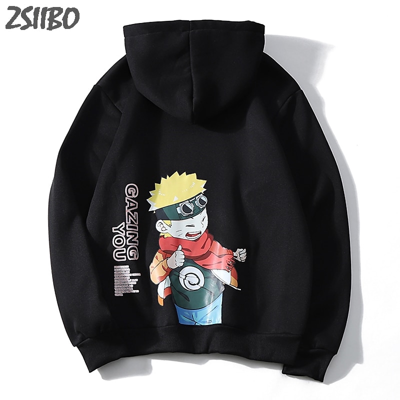 Áo Hoodie In Họa Tiết Anime Naruto Hinata Phong Cách Đường Phố Thời Trang Cho Nam