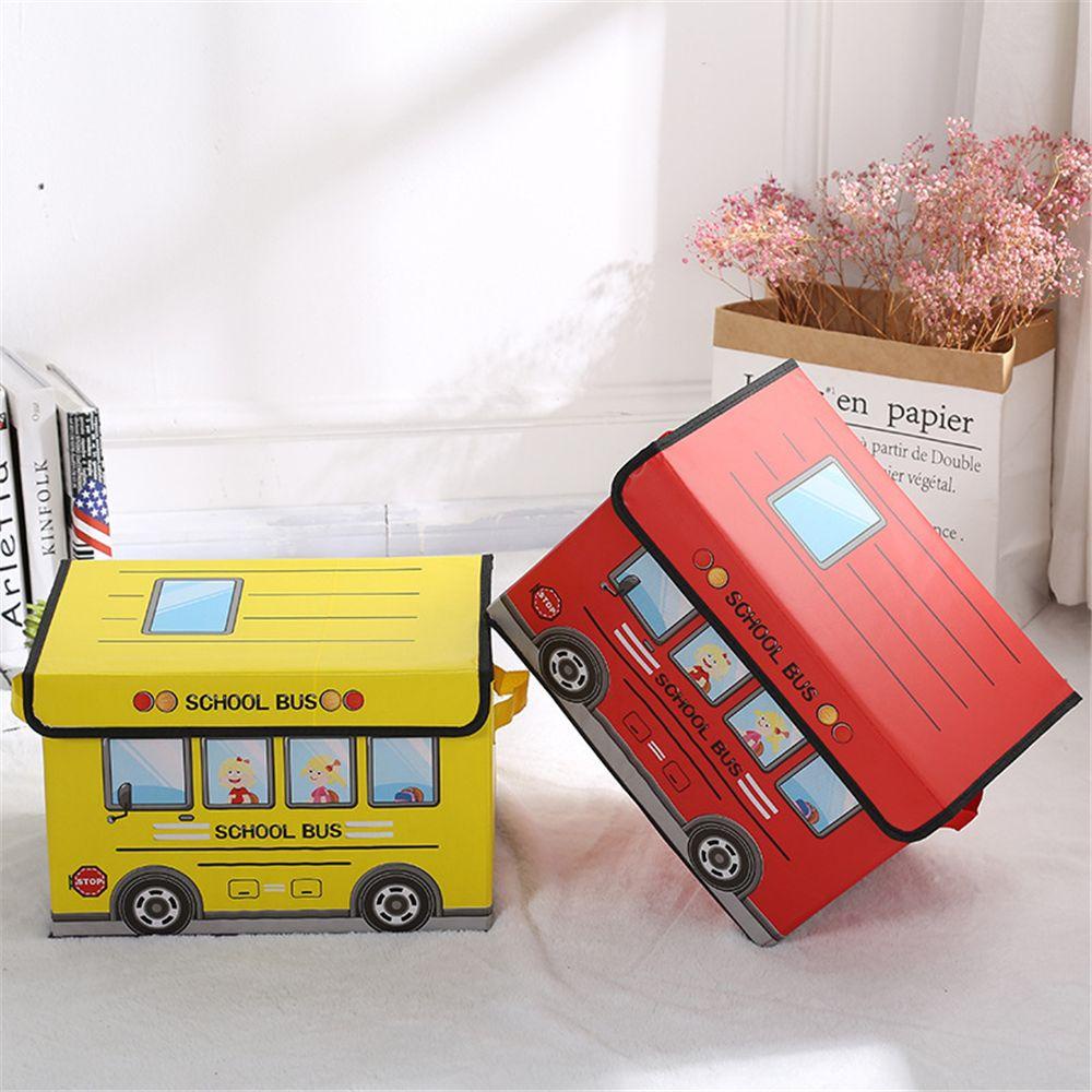Hộp Đựng Đồ Chơi Xe Buýt Gấp Gọn Tiện Lợi