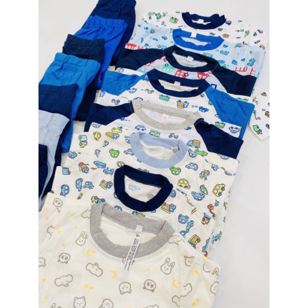 Bộ cotton xuất Nhật bé trai