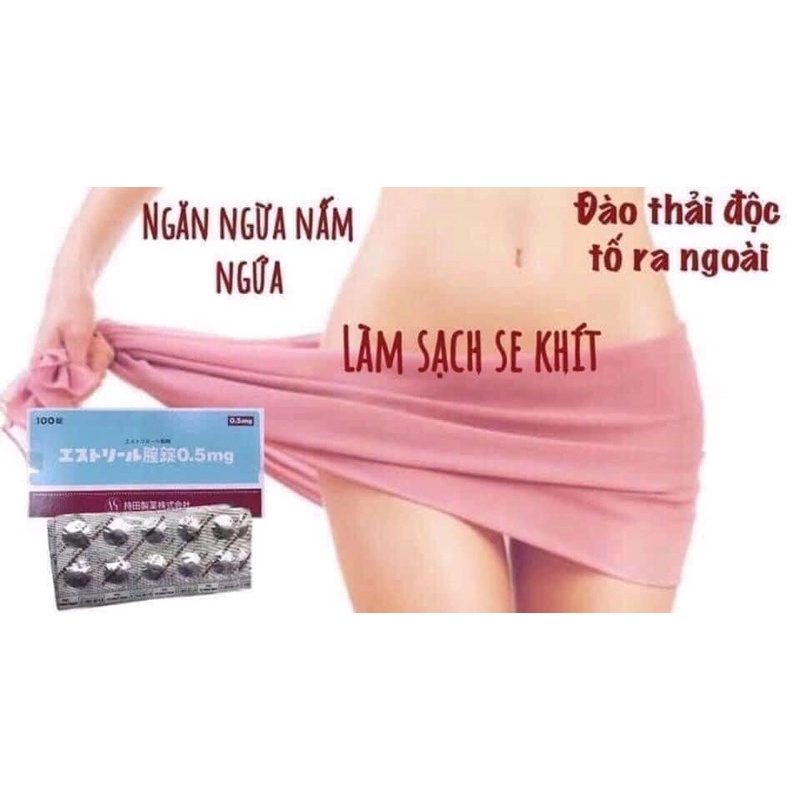 Viên estoril làm sạch Nhật (lẻ 10v/ vỉ)