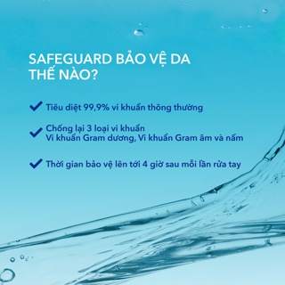 Nước rửa tay Safeguard trắng tinh khiết