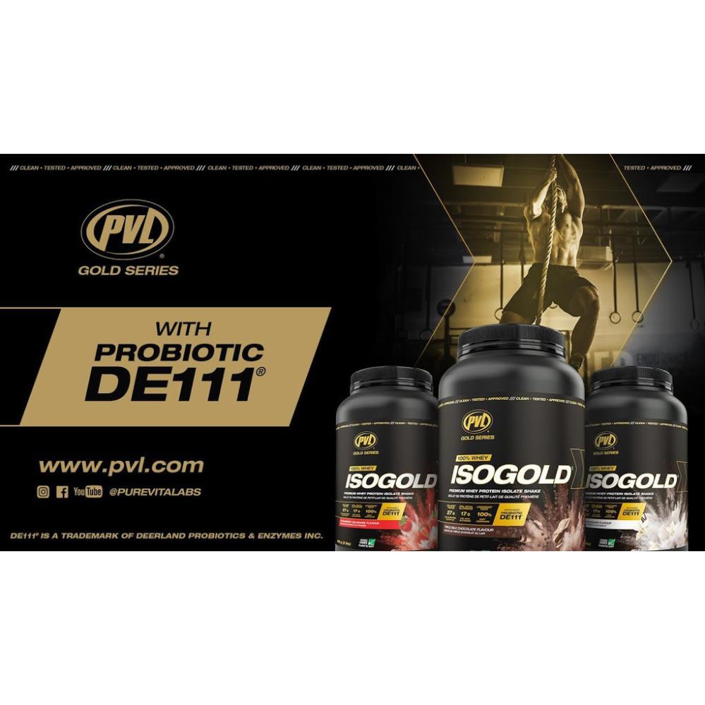 ISO GOLD PVL Cung Cấp 27gr Protein Siêu Tinh khiết PVL Iso Gold 5Lbs (2,3kg)