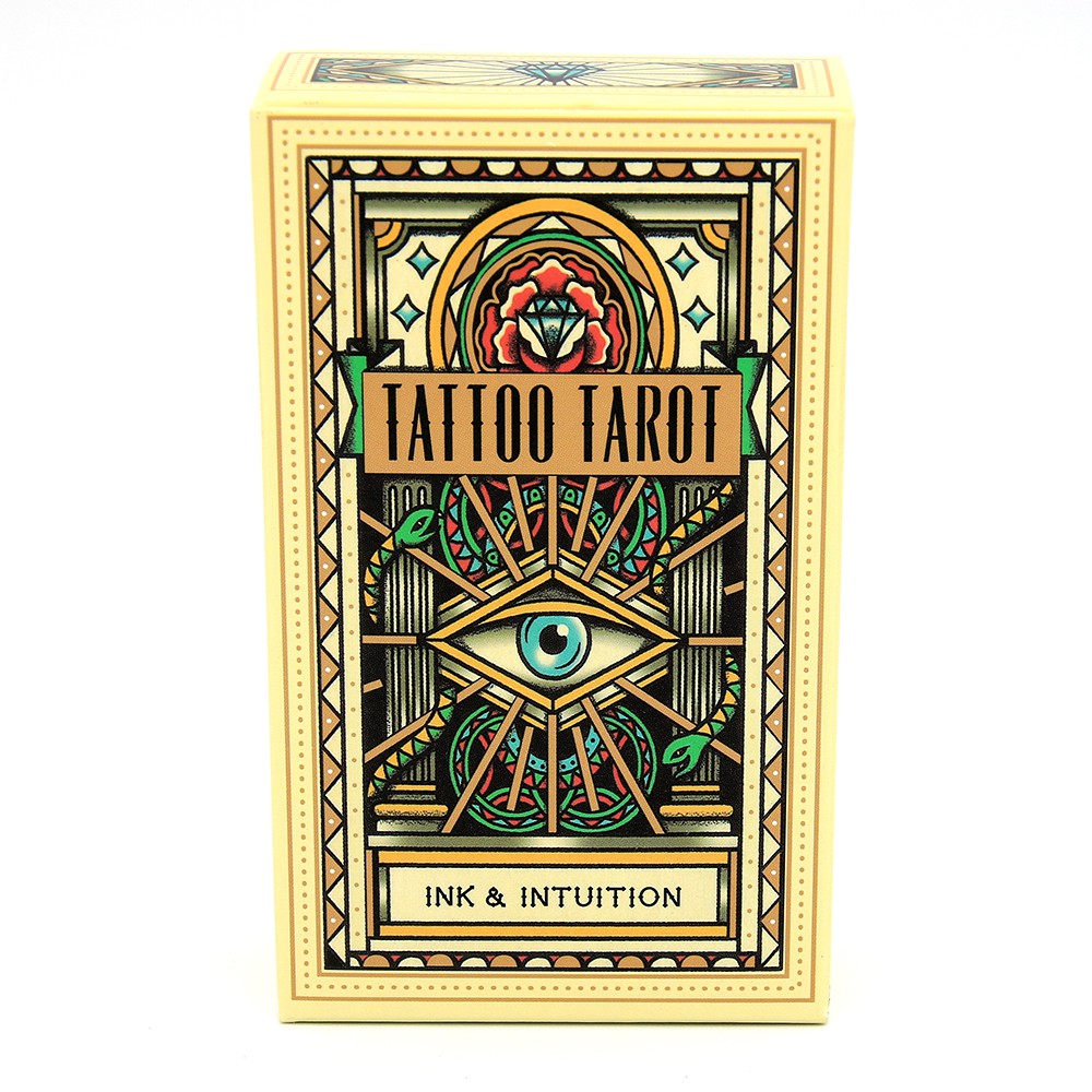 Bộ Tarot Tattoo Tarot Ink &amp; Intuition V8 Bài Bói New