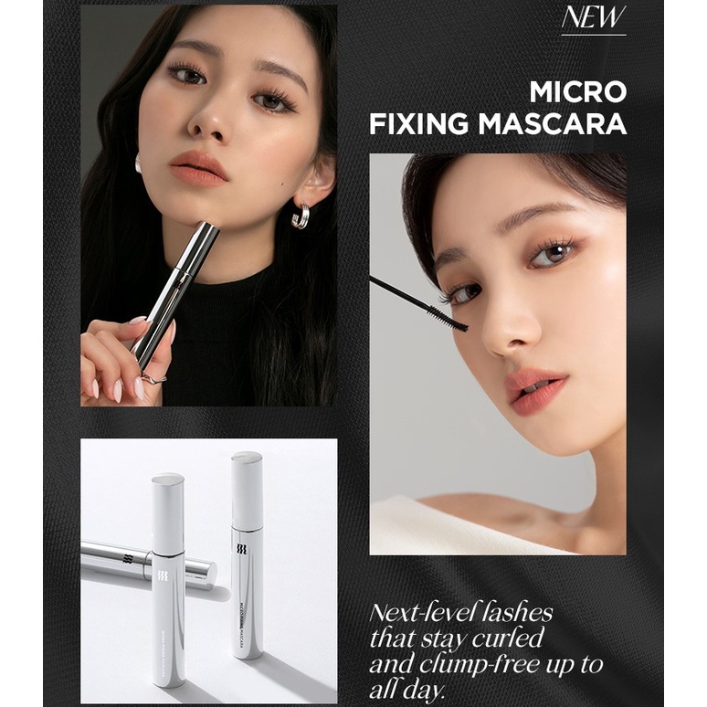Mascara Cố Định, Làm Dài Và Dày Mi Merzy Micro Fixing Mascara 9ml