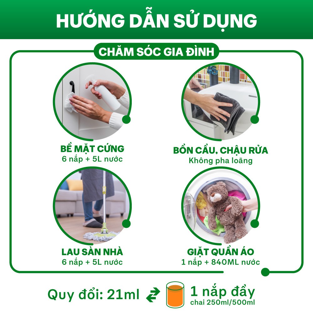 [Grocery gift] Dung dịch diệt khuẩn đa năng Dettol 500ml
