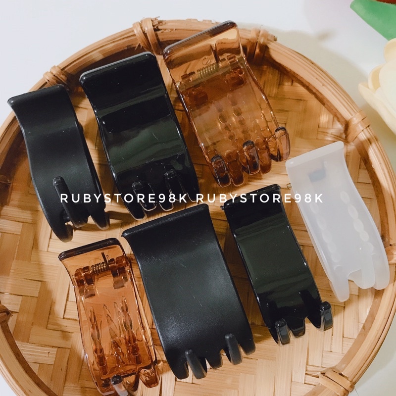 Kẹp tóc càng cua 3 răng, 5 răng mix nhiều màu