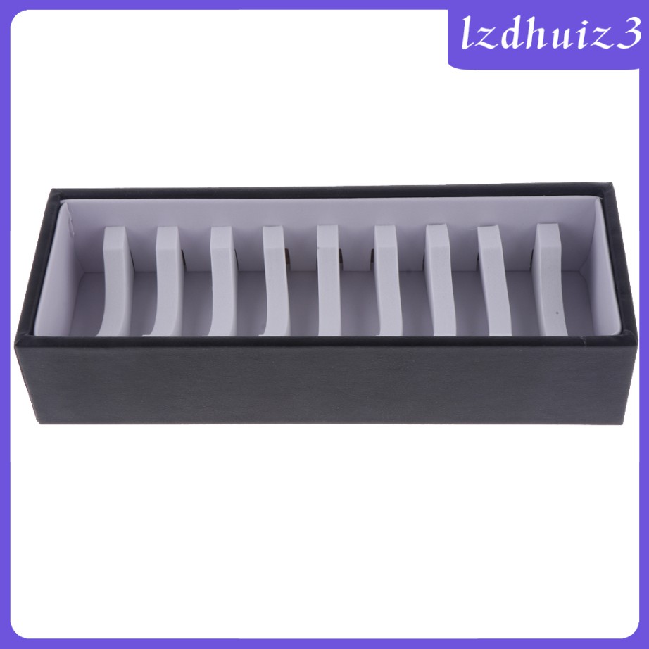 Khay Nhựa PU 10 Ngăn Đựng Trang Sức Vòng Tay Tiện Dụng lzdhuiz3