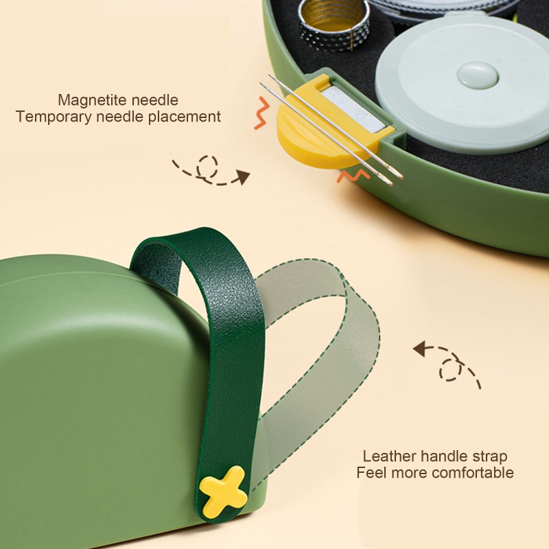 Hộp Đựng Dụng Cụ May Vá Họa Tiết Hoạt Hình Có Tay Cầm Tiện Dụng