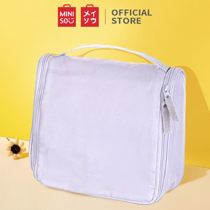 Miniso Túi Đựng Đồ Trang Điểm Du Lịch Màu Xám