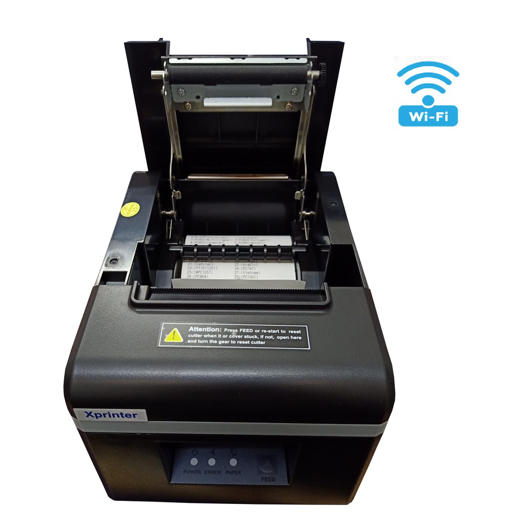 Máy in bill, hóa đơn nhiệt khổ K80 Xprinter XP-N160ii WIFI | WebRaoVat - webraovat.net.vn