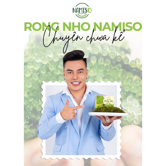 [Rẻ Vô Địch] Rong nho Tách nước Nhật Bản Yukibudo - Namiso - trường Thọ Và Green food  Gói Lẻ - Hàng cao cấp