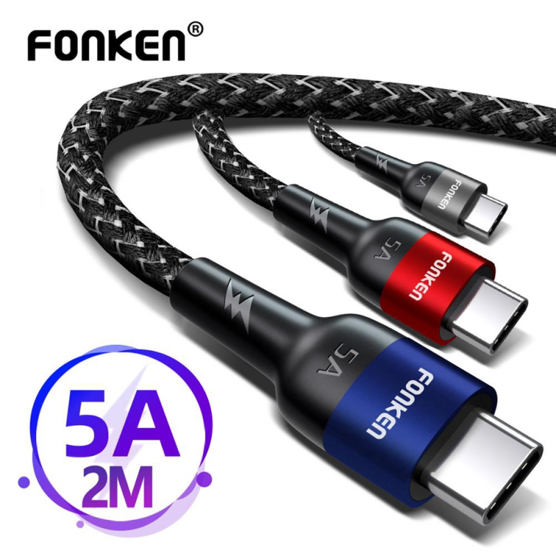 Dây Cáp Sạc Fonken Dành Cho Huawei P30 5a 40w Tốc Độ Nhanh