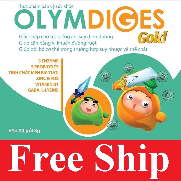 OLYMDIGES GOLD Cải thiện chứng biếng ăn của trẻ, giúp ăn ngon lớn nhanh thông minh
