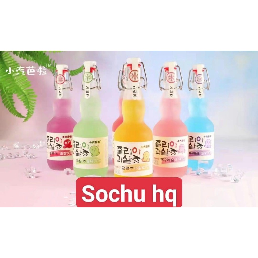 [ COCKTAIL] Nước trái cây lên men/ Sochu hoa quả/ vang sủi bọt hương trái cây nước uống sang chảnh tốt cho sức khỏe