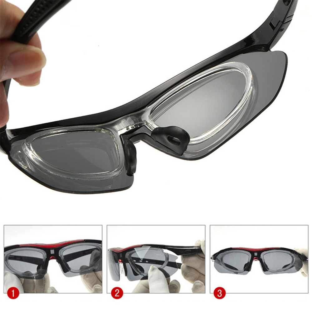 AIELBRO Bộ Kính 5 IN 1 Kính mát thể thao Kính đi xe đạp thành phố Kính thời trang | BigBuy360 - bigbuy360.vn