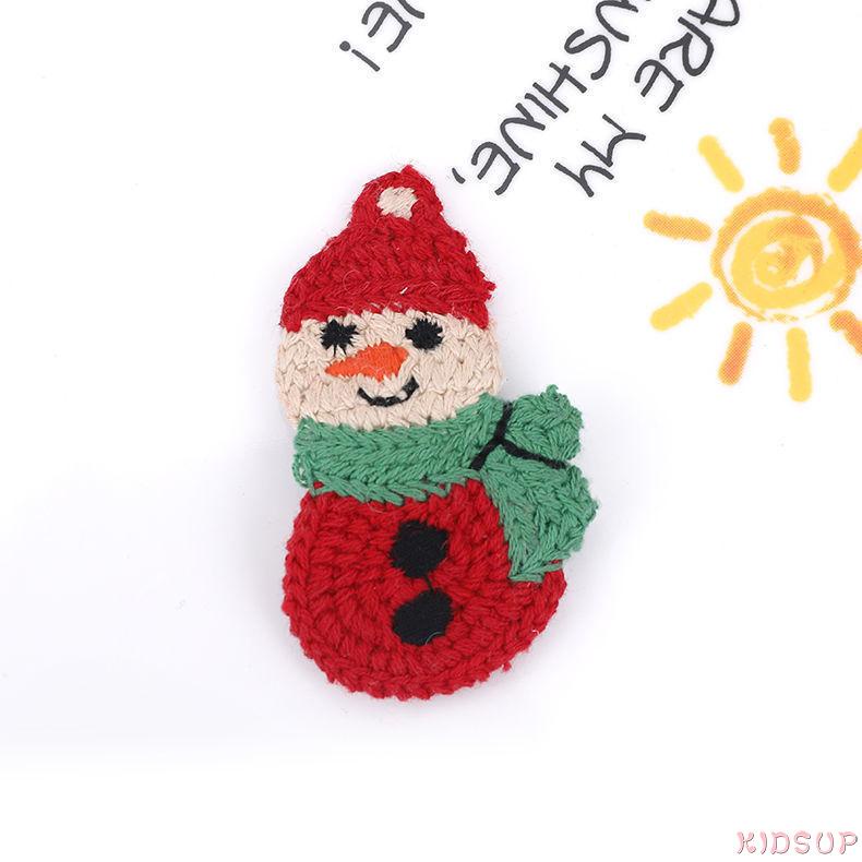 Kẹp tóc trang trí ông già noel/ chuông/ người tuyết/ cây thông/ vớ phong cách Giáng Sinh đáng yêu cho nữ