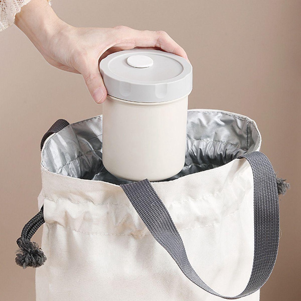 Túi Dây Rút Cách Nhiệt Chống Thấm Nước Nhỏ Gọn Cho Học Sinh