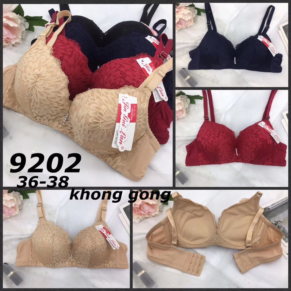 ÁO LÓT REN THÁI KHÔNG GỌNG 9202#