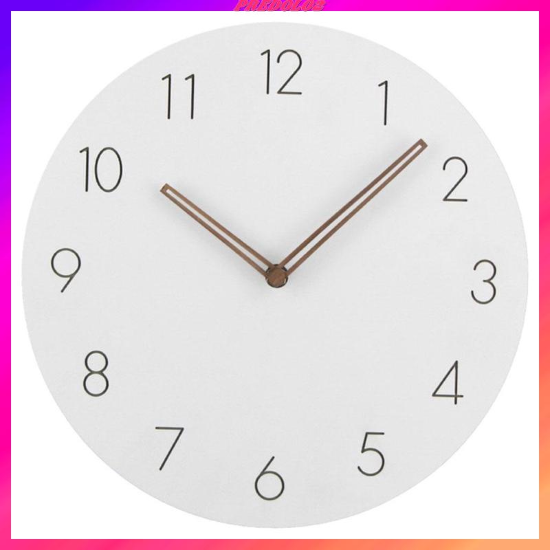 [Predolo2] Đồng Hồ Treo Tường 11 '' Thạch Anh Hình Tròn Dùng Pin