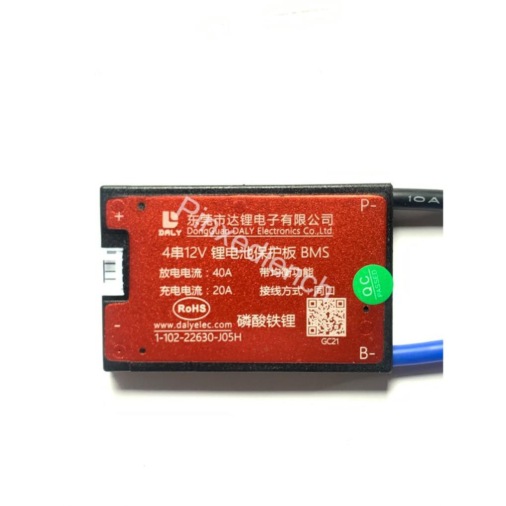 Bảng mạch bảo vệ pin 18650 Lithium Ion 3.2V BMS DALY 4S 12V-14,6V 40A chính hãng