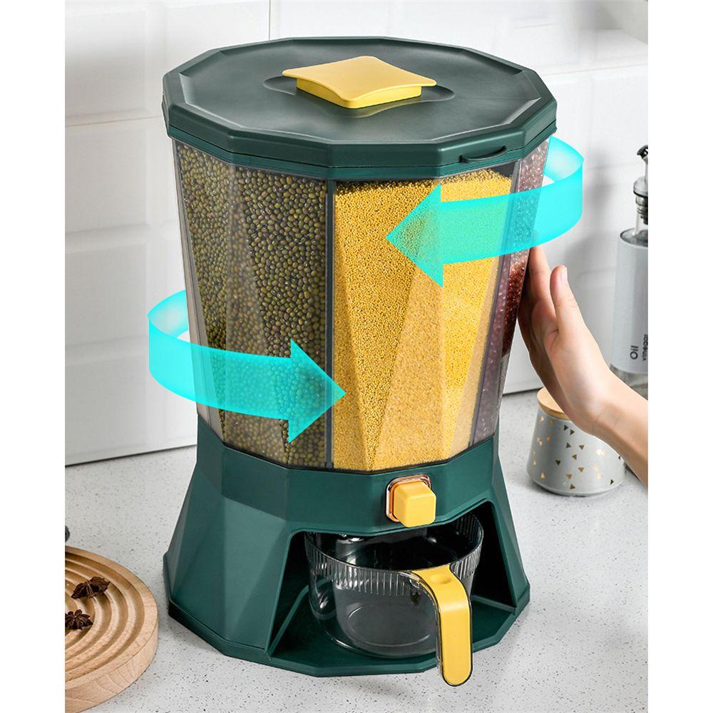 OKDEALS Hộp Đựng Thực Phẩm Cỡ Lớn Có Nắp Xoay 360 Độ Tiện Dụng