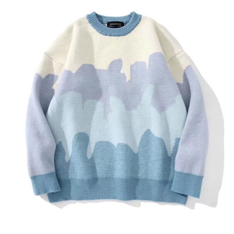 Áo Sweater Dài Tay Họa Tiết Hoạt Hình Thời Trang Mùa Đông Nhật Bản Dành Cho Nam