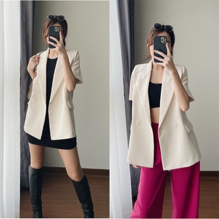 Hala short sleeve blazer - áo blazer ngắn tay