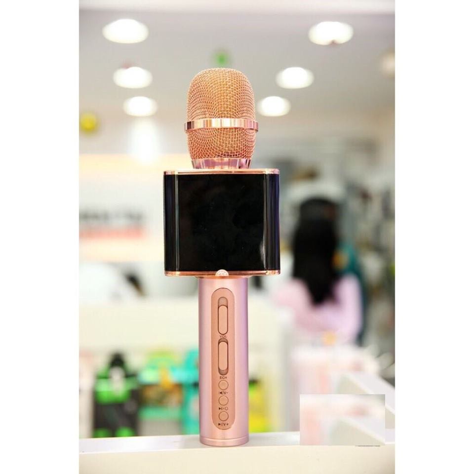 Micro Karaoke YS 11 + Loa + Bluetooth, Micro Không Dây Phiên Bản Mới Nhất Cực Chất- Micro Karaoke