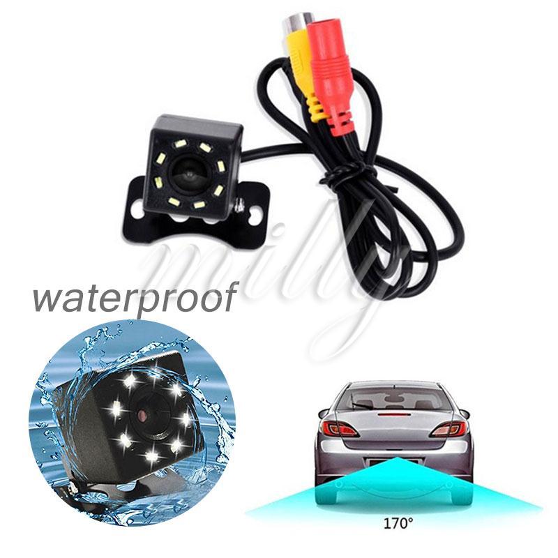 ☻☻ Rear View Camera Car Rear Camera Universal Viewing 8led