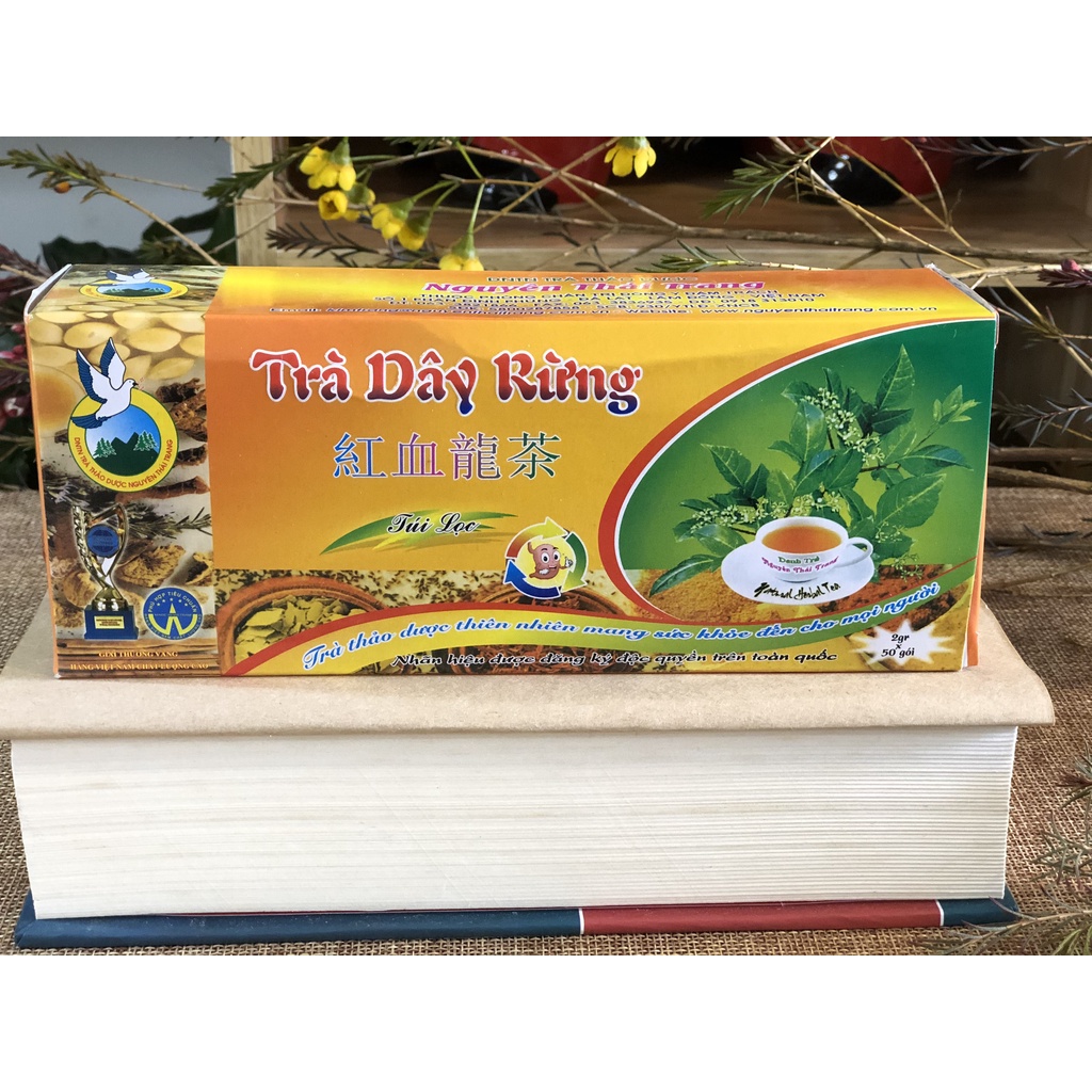 Trà Dây Rừng - Hỗ trợ trị Đau dạ dày (Hộp 50 Túi Lọc X 2g)- Nguyên Thái Trang – Thảo Dược Thiên Nhiên