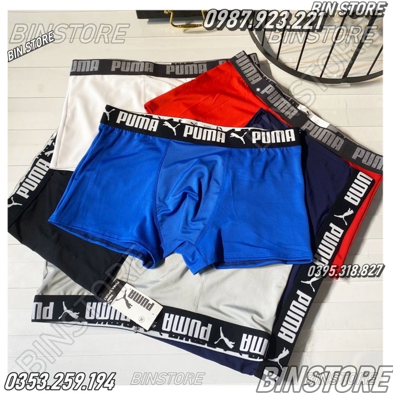 Combo quần sịp đùi nam PM đủ size chất vải thun lạnh, co giãn 4 chiều, thoáng khí, không nhăn, không xù, không bay màu