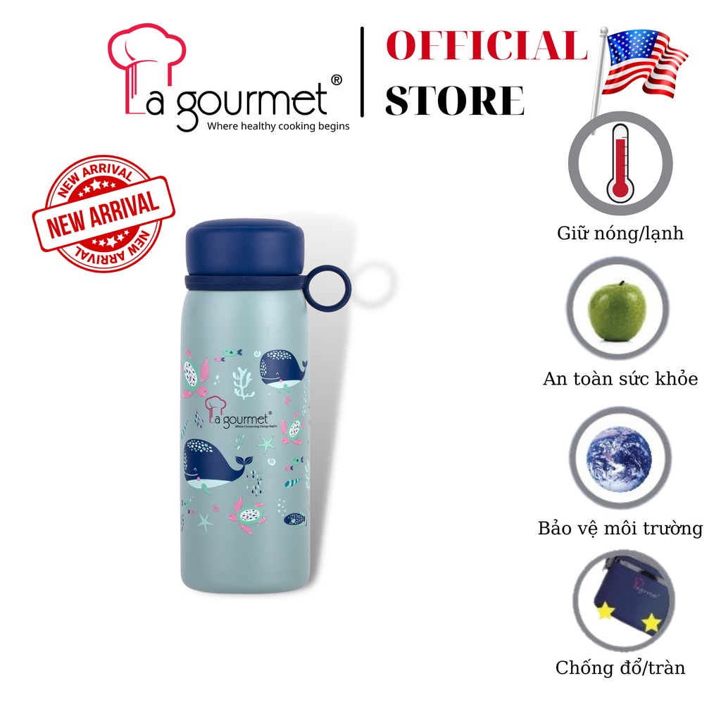 Bình giữ nhiệt cao cấp La gourmet Save The Planet 480ml  - 375919