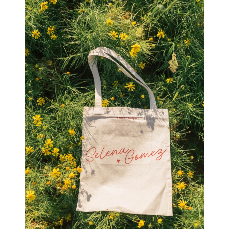 Túi tote canvas 🍄The heart wants what it wants 🍄