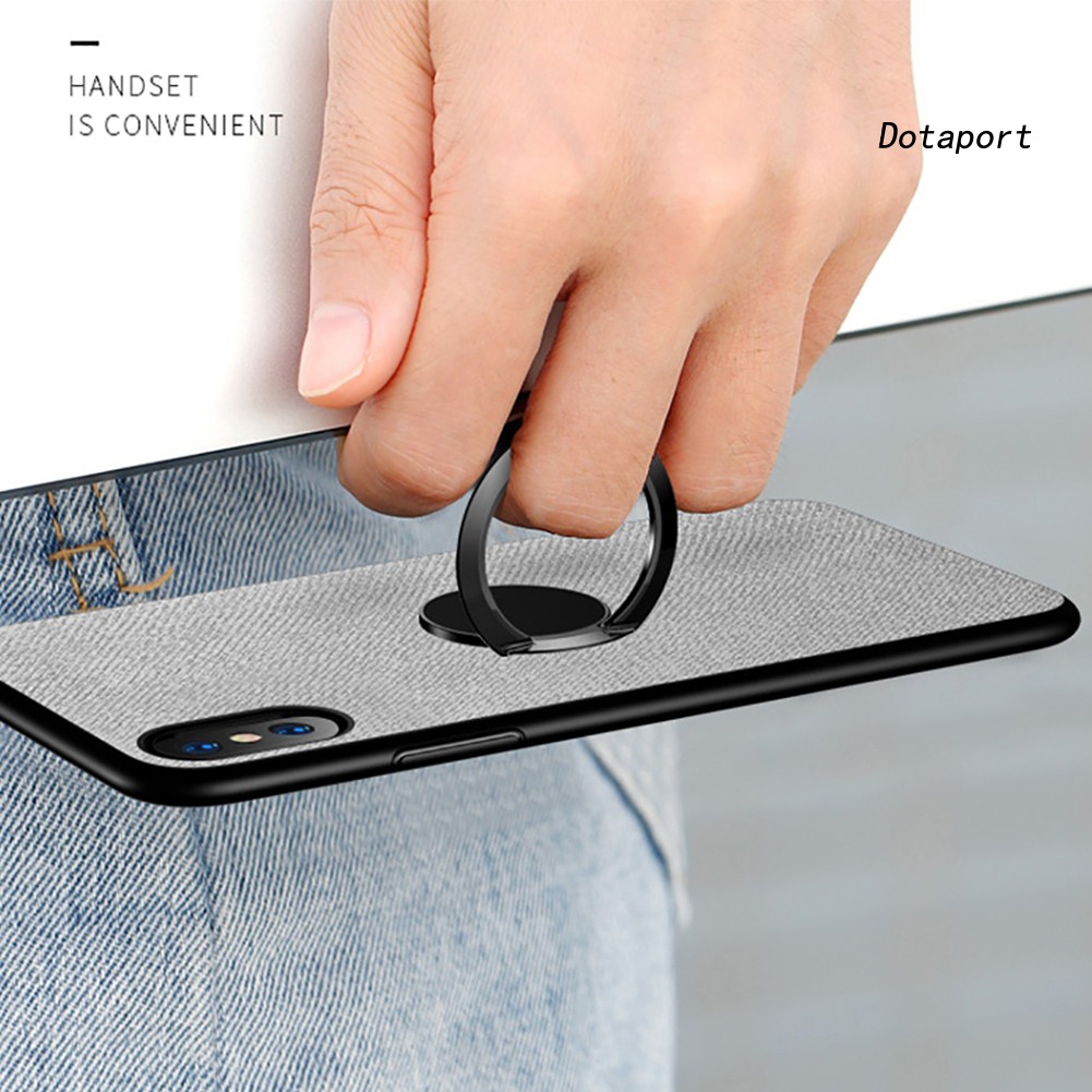 Dota_Universal Ultra Slim Metal Round Metal Finger Ring Phone Holder Stand Bracket