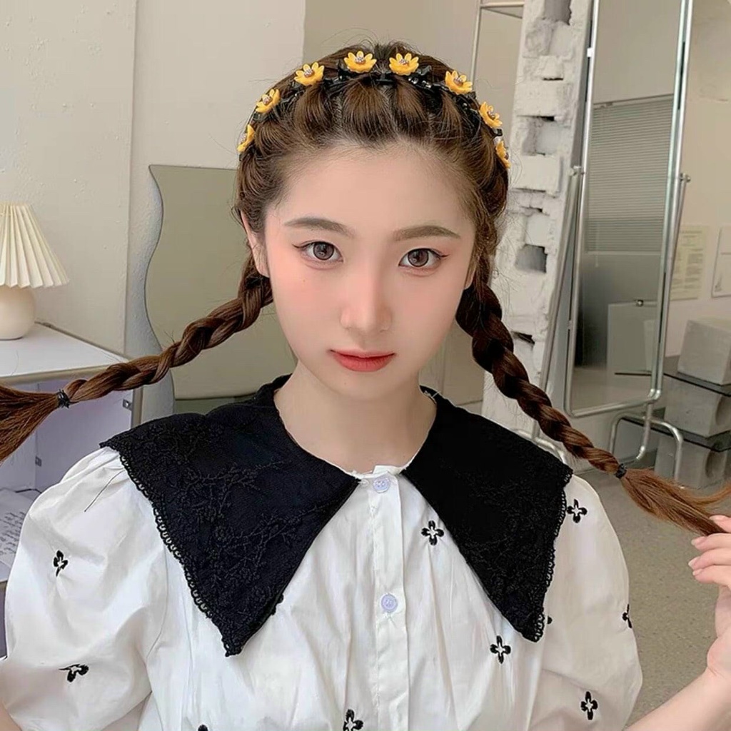 Cài tóc tiktok có kẹp tạo độ phồng tóc nhiều mẫu phong cách Hàn Quốc