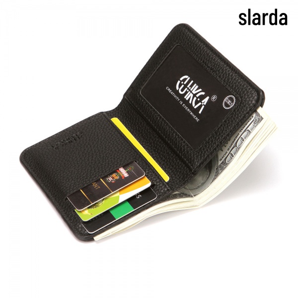 Ví Nam Da PU Siêu Mỏng Đa Năng Có Giá Đỡ Bằng Lái Xe