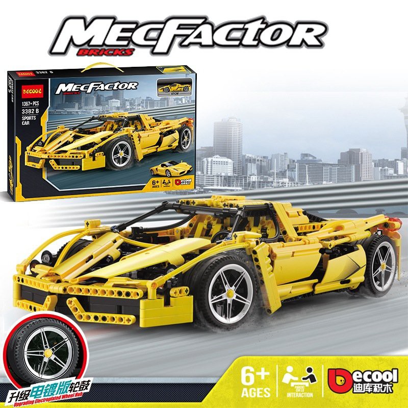 （CÓ SẴN）Đồ chơi lắp ráp mô hinh TECHINIC decool 3382A/3382B mô hình siêu xe Enzo Racing Supercar