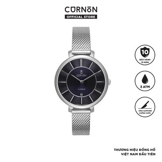 Đồng Hồ Nữ Curnon Florenge Freesia Dây Kim Loại Chính Hãng - Khắc Vân Hoa Cá Tính