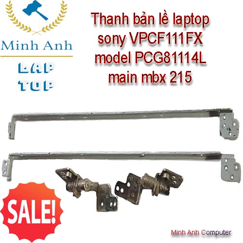 Thanh bản lề laptop sony vaio VPCF111FX model PCG81114L - main mbx 215