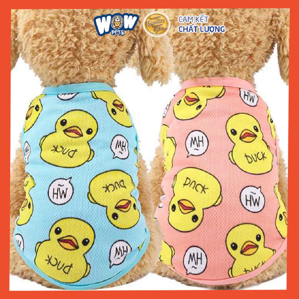 [F007] Áo cho chó họa tiết dễ thương, thời trang poodle wowpets chó mèo giá rẻ