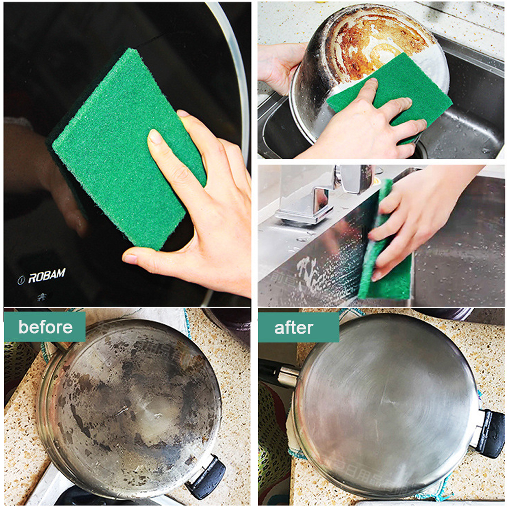 Tấm bằng sợi siêu nhỏ chống gỉ sét để chùi rửa cho nồi niêu chén dĩa tiện dụng