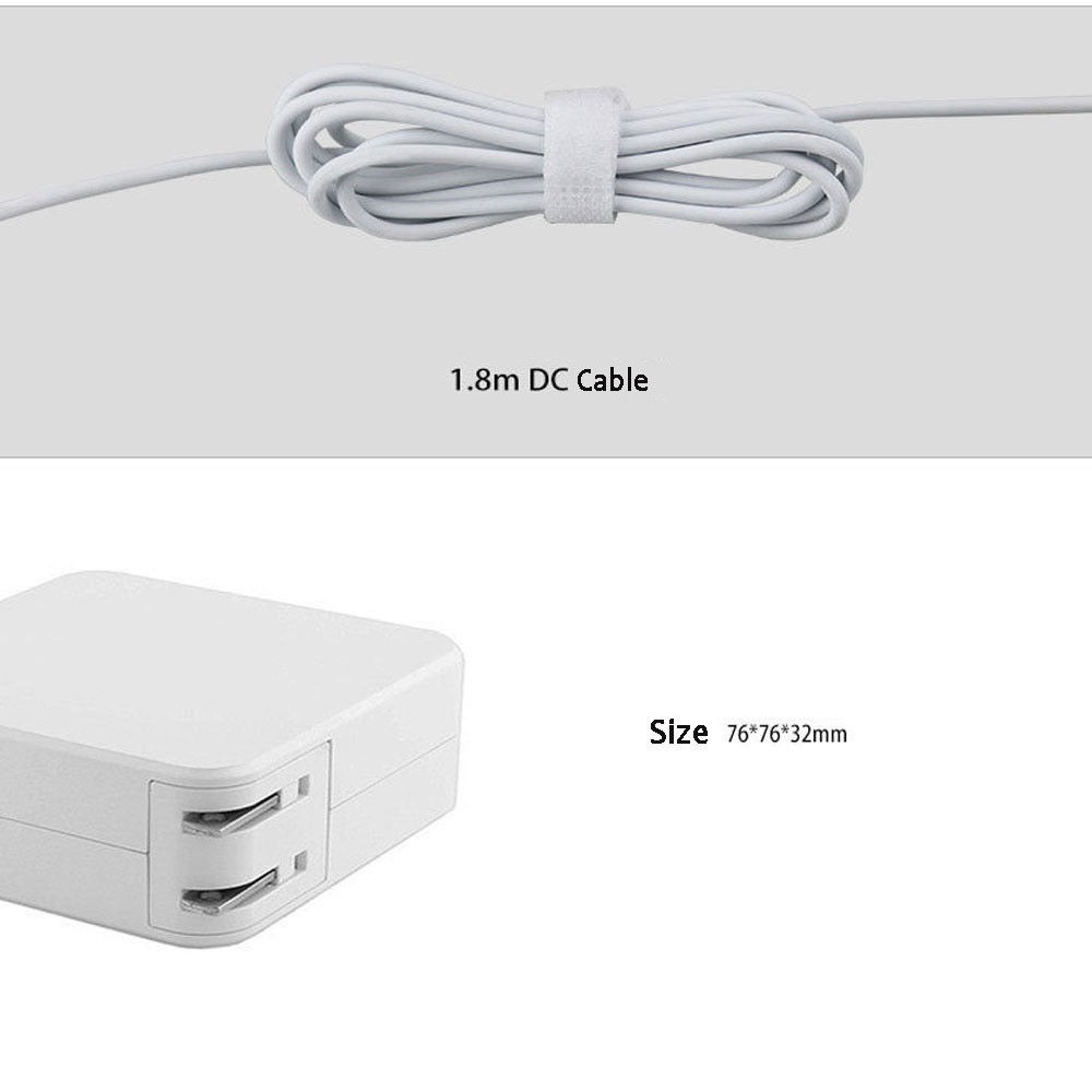 Sạc Macbook 60W MagSafe1 A1181, A1184, A1185, A1278, A1280, A1330, A1342, A1344 ( chân chữ L )