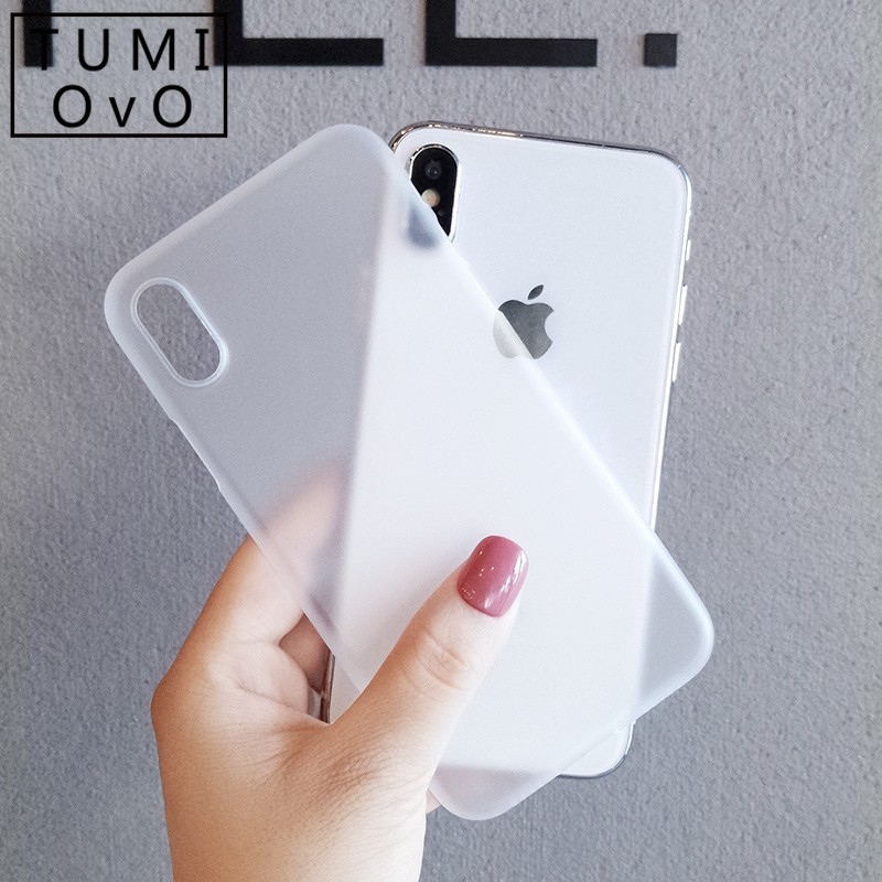 Simple transparent ultra-thin phone case for iPhone 6 6s 7 8 Plus X Xr Xs Max 11 Pro max