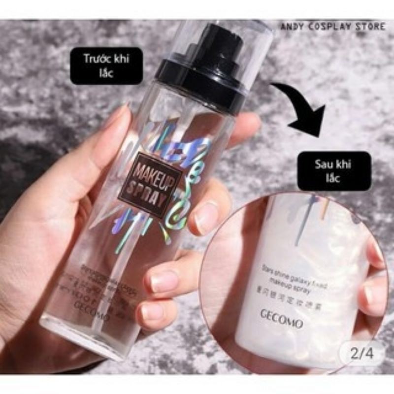 Xịt Nhũ Khóa Trang Điểm Star Flash Make Up Spray 8 Hours Wear | BigBuy360 - bigbuy360.vn