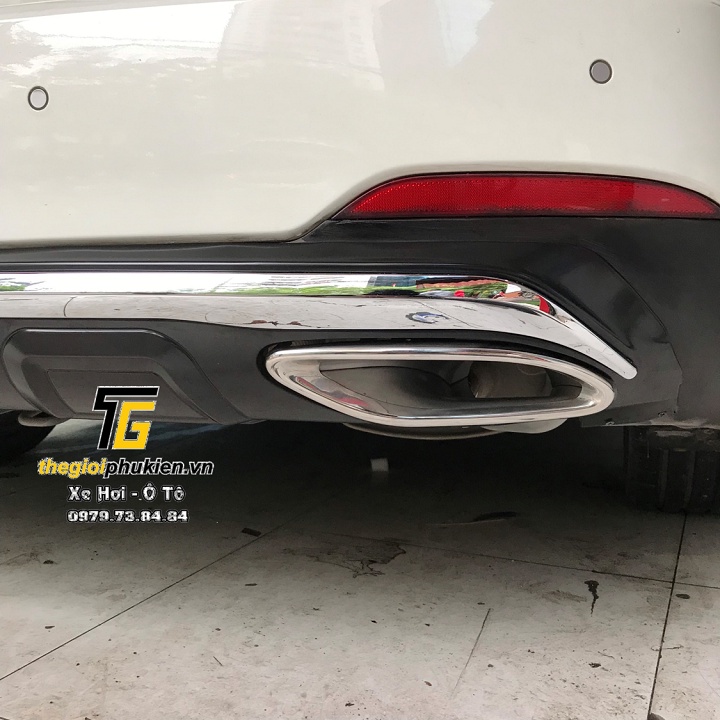 Kia K3 2014-2015, Cerato 2016-2018 - Líp pô thể thao 2 ống xả mẫu Mercedes GLC