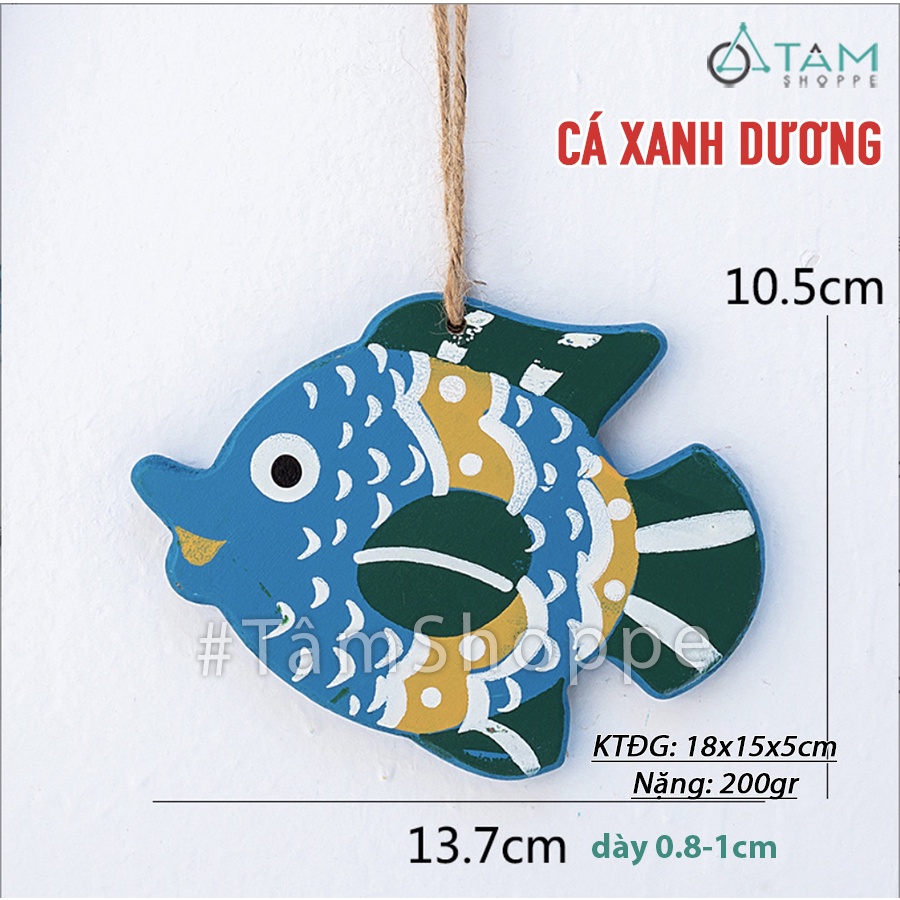 Con vật bằng gỗ treo tường phong cách biển CVG-01
