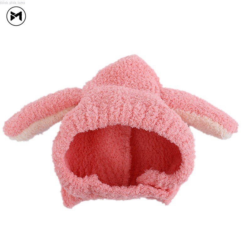 Mũ Tai Thỏ Bằng Lông Nhung Dễ Thương Xinh Xắn Dành Cho Bé 3-24 Tháng Tuổi