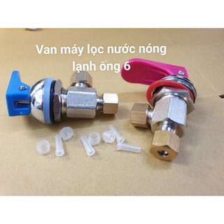 Khóa vòi nước (bộ 2 van khóa nóng lạnh máy lọc nước)